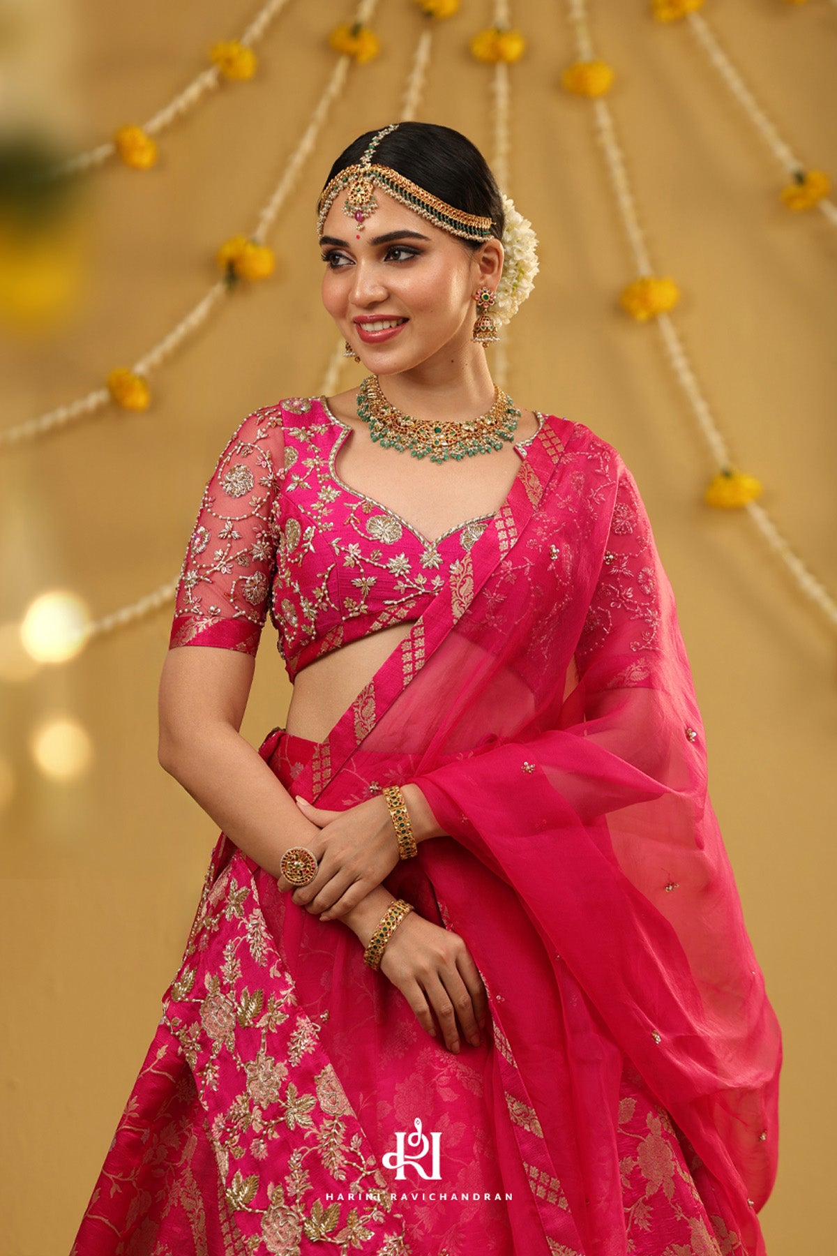 The Gulab -silk Banarasi Lehanga